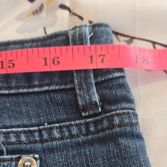 Classic Dark Blue Straight Leg Jeans - Picture 7 of 11